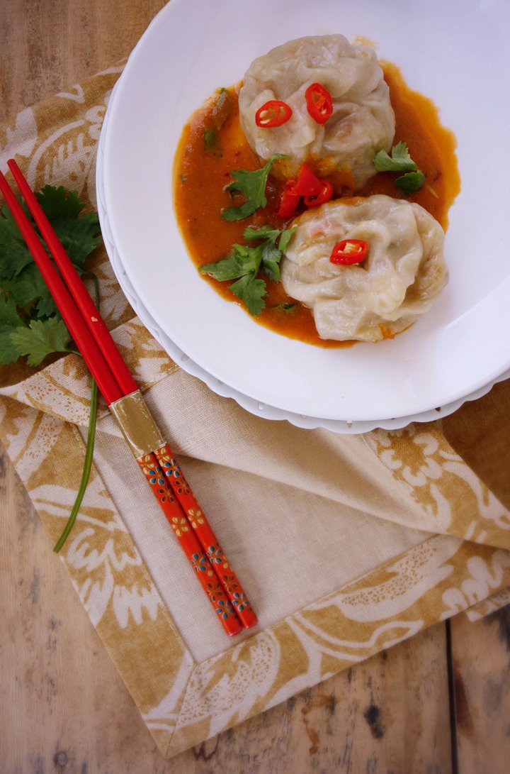 Momo with Curry Sauce