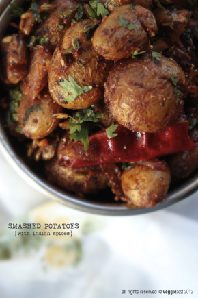 smashed potatoes