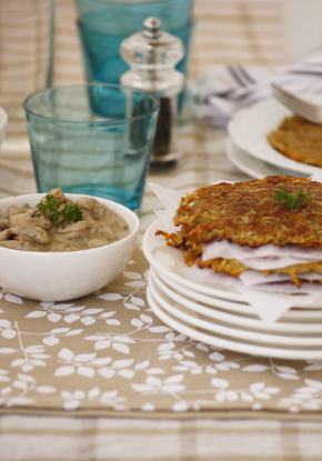 Rosti with Mushroom Ragout
