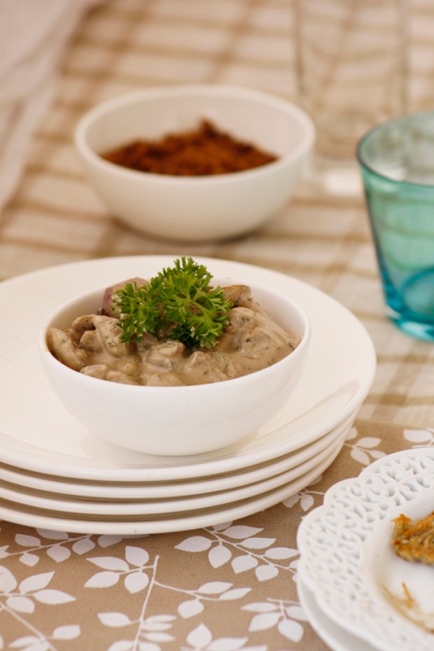 Rosti with Mushroom Ragout