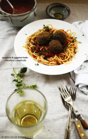 Spaghetti & EggplantBalls