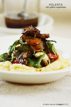 polenta with grilled veggies