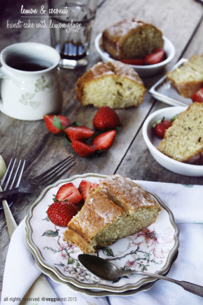 lemon and coconut cake