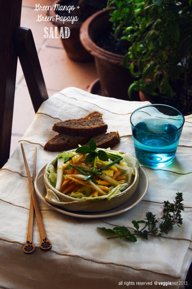 Green papaya & mango salad 