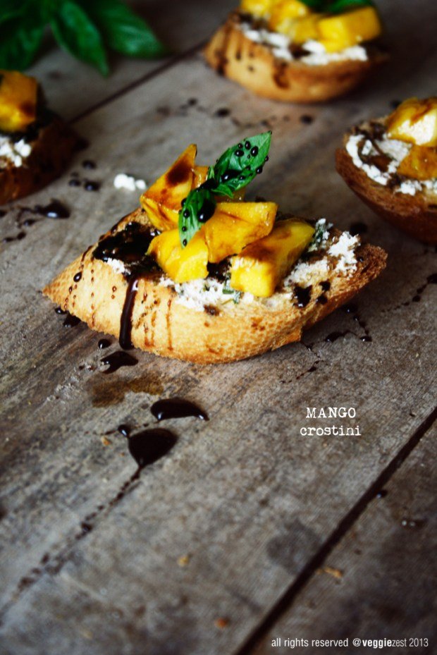 Mango Crostini 