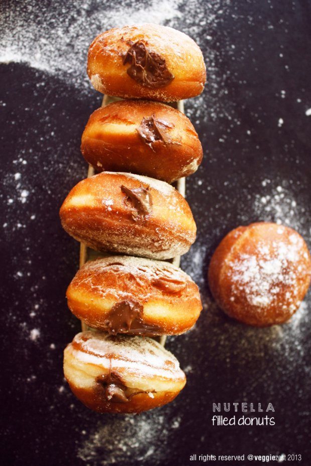 Nutella Filled Donuts