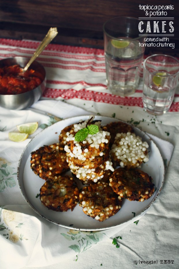 Tapioca pearls & potato cakes
