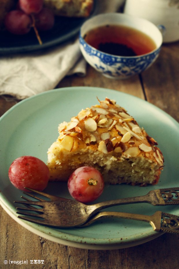 Yogurt Almond Cake
