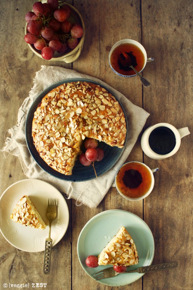 Yogurt Almond Cake