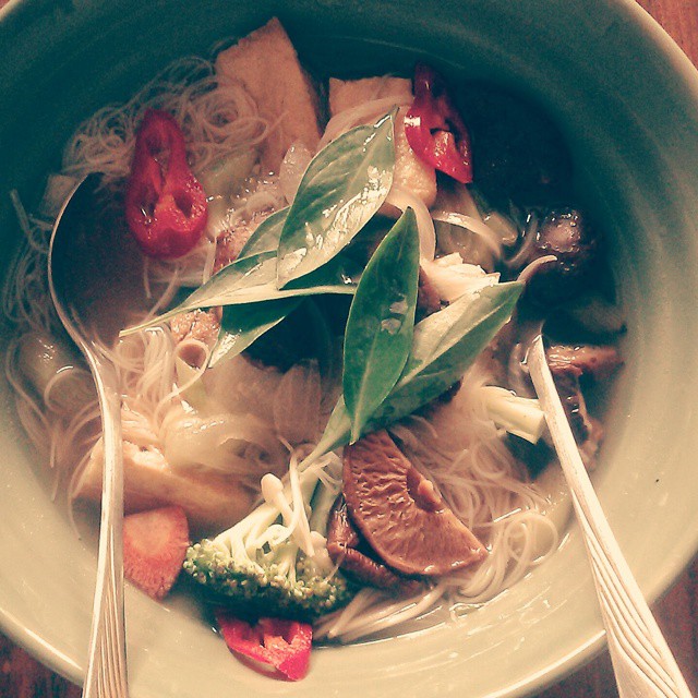 There isn't anything more comforting than a big bowl of pho. #pho #comfortfood #lunch